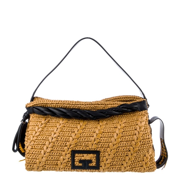 Givenchy Handbags - Givenchy ID93 Raffia Shoulder Bag